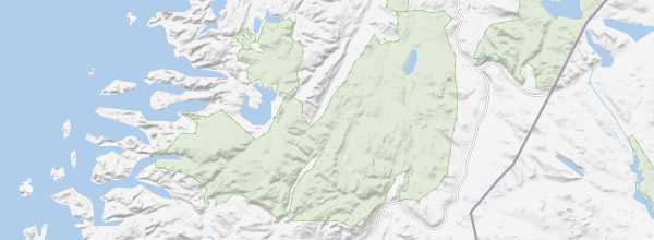 Map of Svartisen Glacier