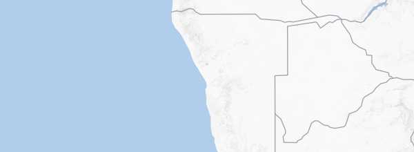 Map of Namibia's Atlantic Coast