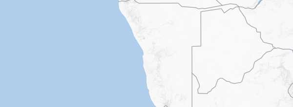 Map of Namib Desert