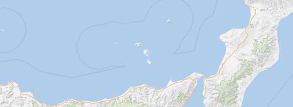 Map of Aeolian Islands