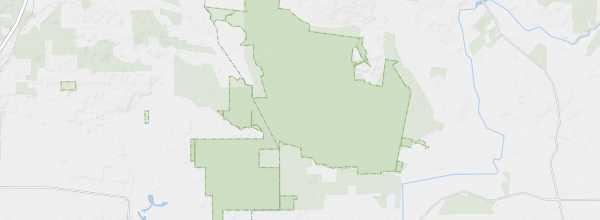 Map of Mount Eccles National Park