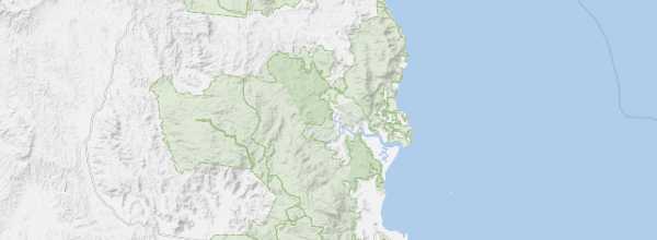Map of Daintree National Park