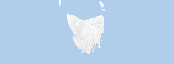 Map of Tasmania