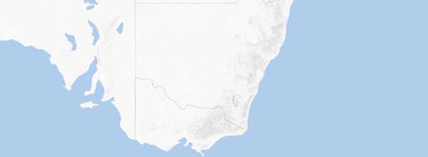 Map of Southeastern Australia