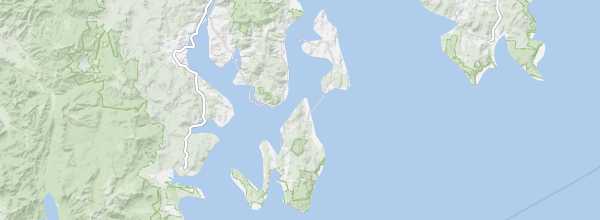 Map of Bruny Island