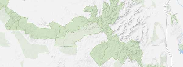Map of Carnarvon National Park