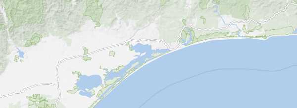 Map of Gippsland Lakes