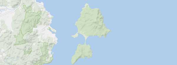 Map of Maria Island National Park