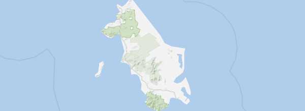 Map of Flinders Island