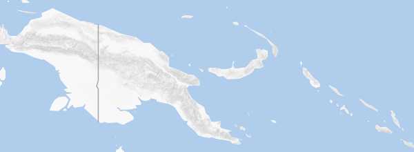 Map of Papua New Guinea