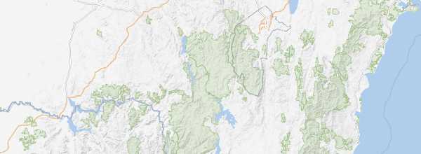 Map of Snowy Mountains