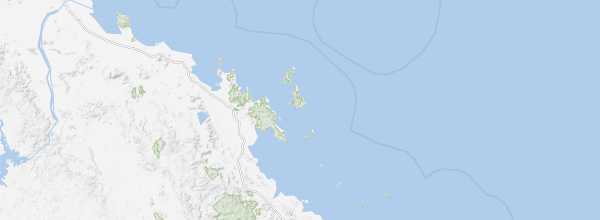 Map of Whitsunday Islands