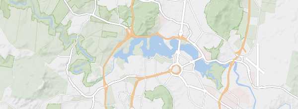 Map of Canberra