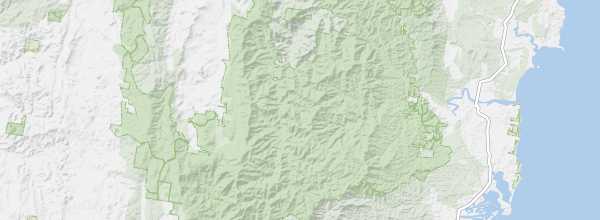 Map of Deua National Park