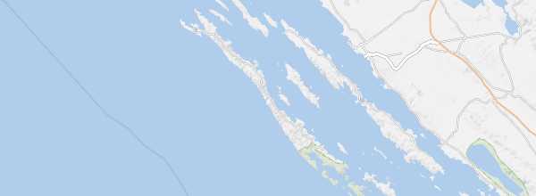 Map of Dugi Otok
