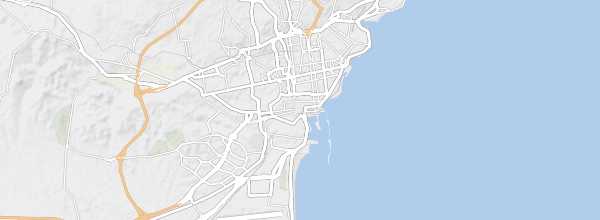 Map of Catania