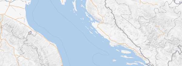 Map of Croatian Islands
