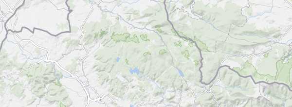 Map of Jizera Mountains