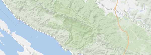 Map of Paklenica National Park