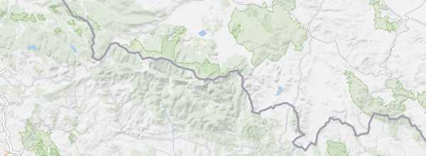 Map of Sudetes Mountains
