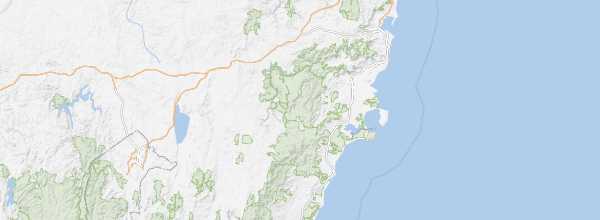 Map of Budawang Range