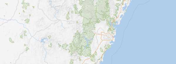 Map of Blue Mountains