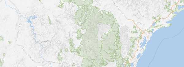 Map of Wollemi National Park