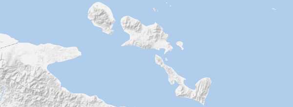 Map of Entrecasteaux Islands