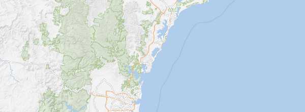 Map of Central Coast
