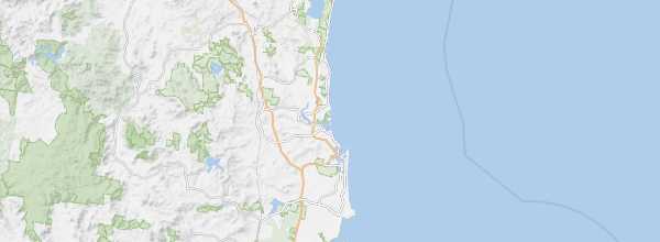 Map of Sunshine Coast
