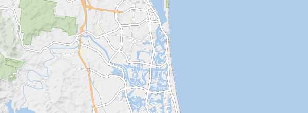 Map of Gold Coast