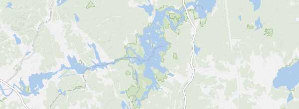 Map of Färnebofjärden National Park