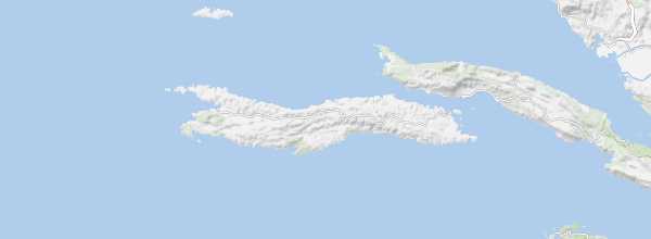 Map of Korčula