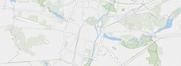 Map of Poznań
