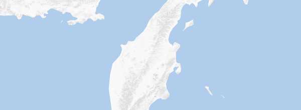 Map of Kamchatka