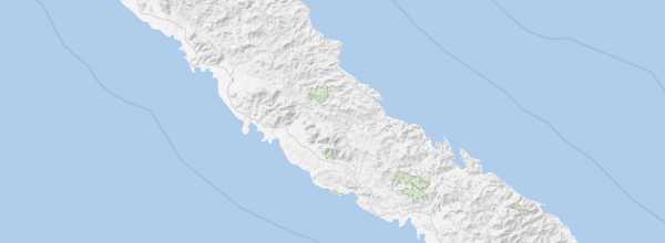 Map of Central Range Massif