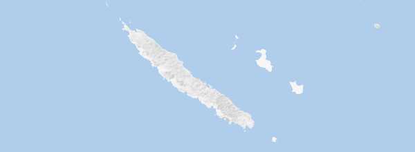 Map of New Caledonia