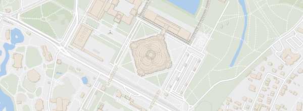 Map of Centennial Hall in Wrocław