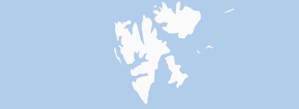 Map of Svalbard Archipelago