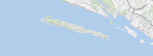 Map of Mljet