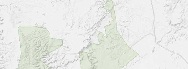 Map of Fish River Canyon