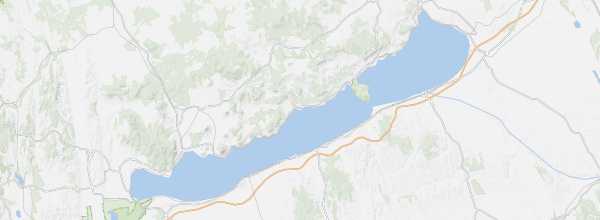 Map of Lake Balaton