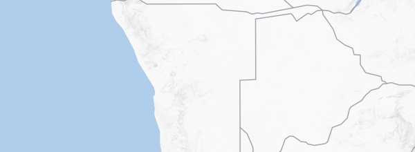 Map of Namibia's Interior