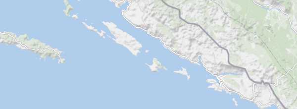 Map of Elaphiti Islands