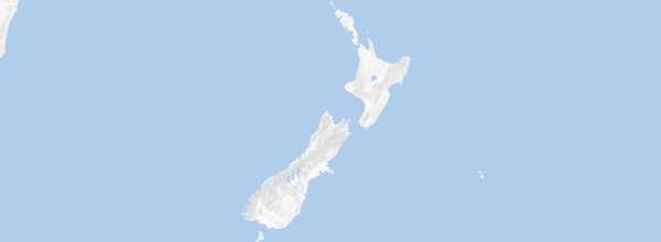 Map of New Zealand