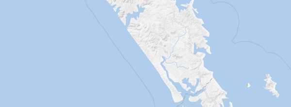 Map of Kauri Coast