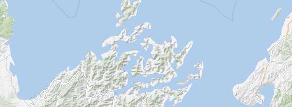 Map of Marlborough Sounds