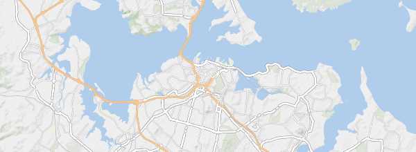 Map of Auckland