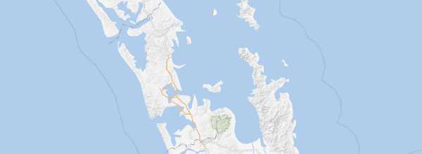 Map of Hauraki Gulf