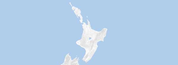 Map of North Island